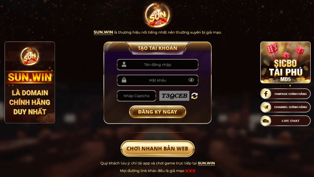 Sicbo - Tài xỉu là lựa chọn thú vị trong Live Casino Sunwin